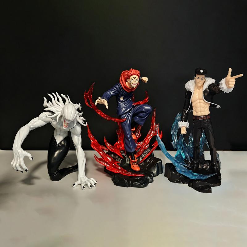 Аниме Фигурки Jujutsu Kaisen Оримото Рика / Рёмен Сукуна / Исигорю Рю ПВХ Коллекционная Модель Декор для Рабочего Стола Подарок на День Рождения Игрушка