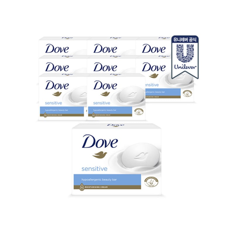 DOVE Мыло Оптовое Чувствительное Куски 135г (8 шт.)