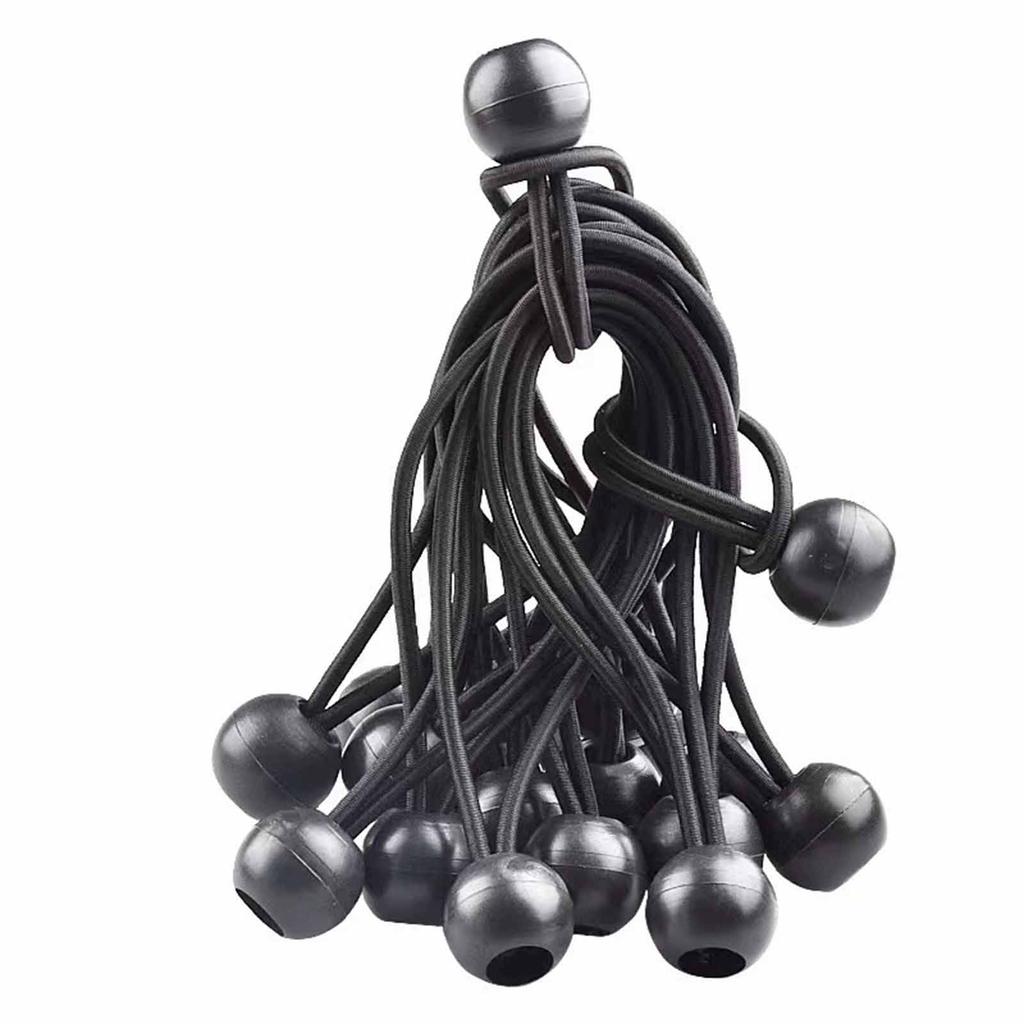 Эластичный шарик-банджи – Круглая веревка для палаток для кемпинга, батутов и хранения на открытом воздухе, Фиксированная веревка с пряжкой