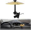 Car Crash Cymbal Air Vent, Mini Drum Cymbal For Music Lovers, Easy Clip-On Cymbal For All Types Of Vehicles (Gold)