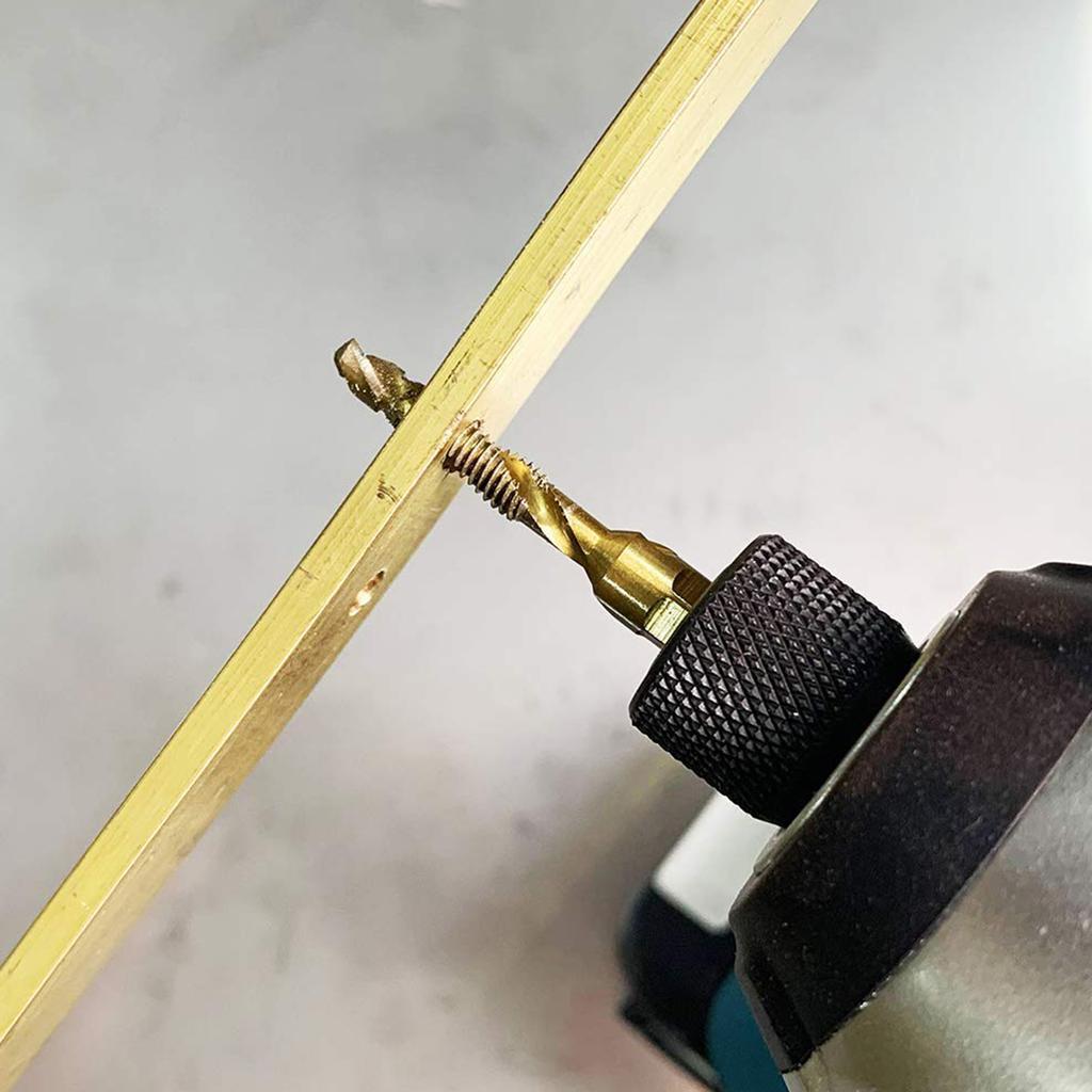 Набор сверл с шестигранной ручкой и титановым покрытием (6шт) Идеально подходит для создания резьбы на различных поверхностях M3M10