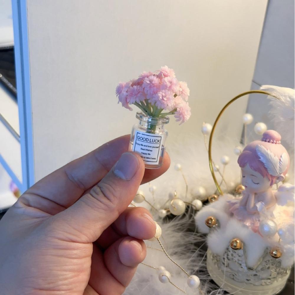 Ваза Babysbreath Jasmine Mini Car Accessories Красивые украшения для консоли Подарки для автомобиля