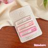 3Pcs/Set Hairpins For Women Girls Star Bb Hair Clips Pin Mini Korean Style Frosted Pink Color Snap Ornaments Accessories