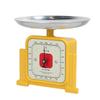 Dulton Kitchen Scale Yellow 2kg Cooking Scale Weighing Scale Retro American Height Width 17cm Depth Weighing Plate CLASSIC GENTLE SCALE YELLOW 17.5cm