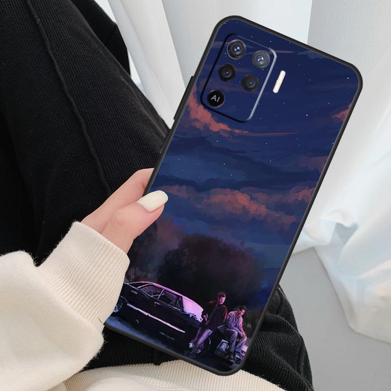 Сверхъестественный чехол для Oppo A96 A76 A16 A60 A98 A58 A78 A18 A38 A80 A40 A77 A57 A17 A74 A54 A94 A15 A5 Pro