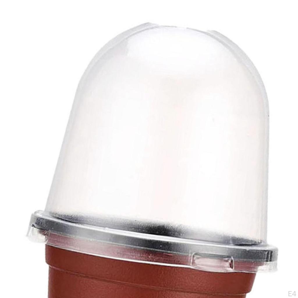 10 садовых горшков с куполообразными лотками для начинающих, многоразовые моющиеся контейнеры для растений