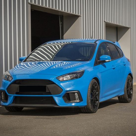 Глянцевые Черные Накладки на Зеркала Заднего Вида и Боковые Двери Автомобиля Для Ford Focus 2012-2018