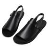 Fashion Hot Sale Men's Casual Leather Sandals Lightweight Slip-Resistant Sole Sandaly Breathable Comfortable Slippers Male Beach Shoes