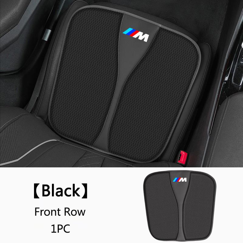 Soft Car Seat Cushion PU Leather Ventilated All Season Seat Cushion Covers For BMW E46 E39 E38 E90 E60 E36 F30 interior sticker