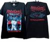 Футболка унисекс с графическим принтом группы Sepultura, короткий рукав, черная, 2 стороны