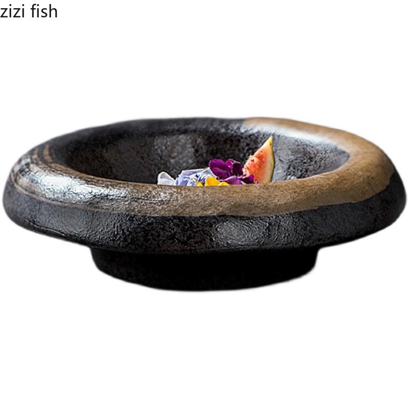 Керамическая миска для ужина Винтажная круглая столовая посуда Тарелка для супа Тарелка для пасты Бытовая посуда для ресторана Тарелка для закусок и выпечки Десертная тарелка Миски для лапши