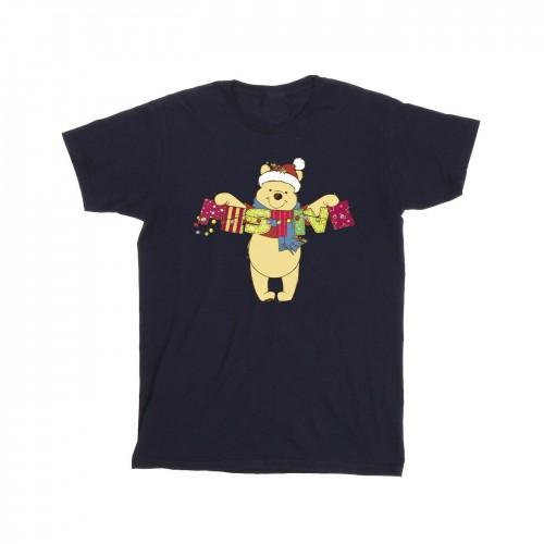 Disney Mens Winnie The Pooh Festive T-Shirt