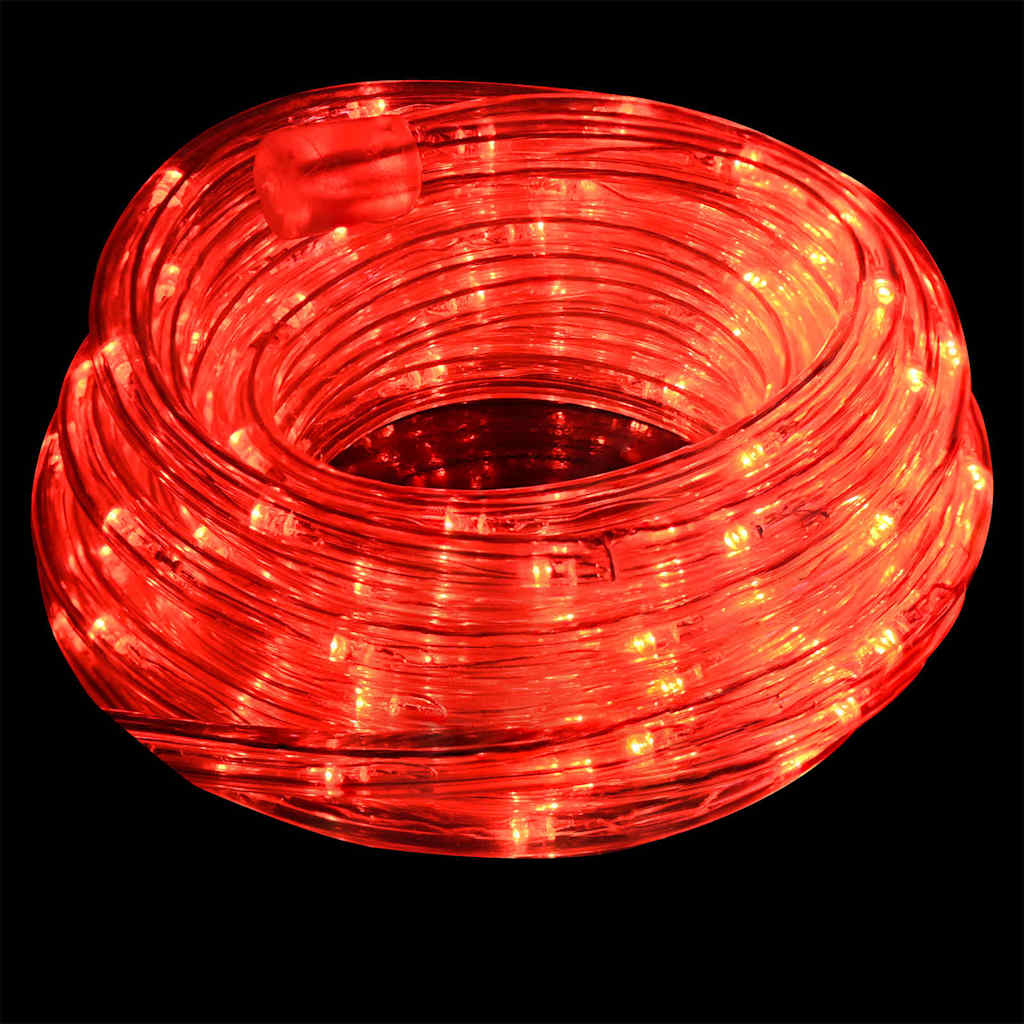 1200 LED Light Rope Red 50 m PVC