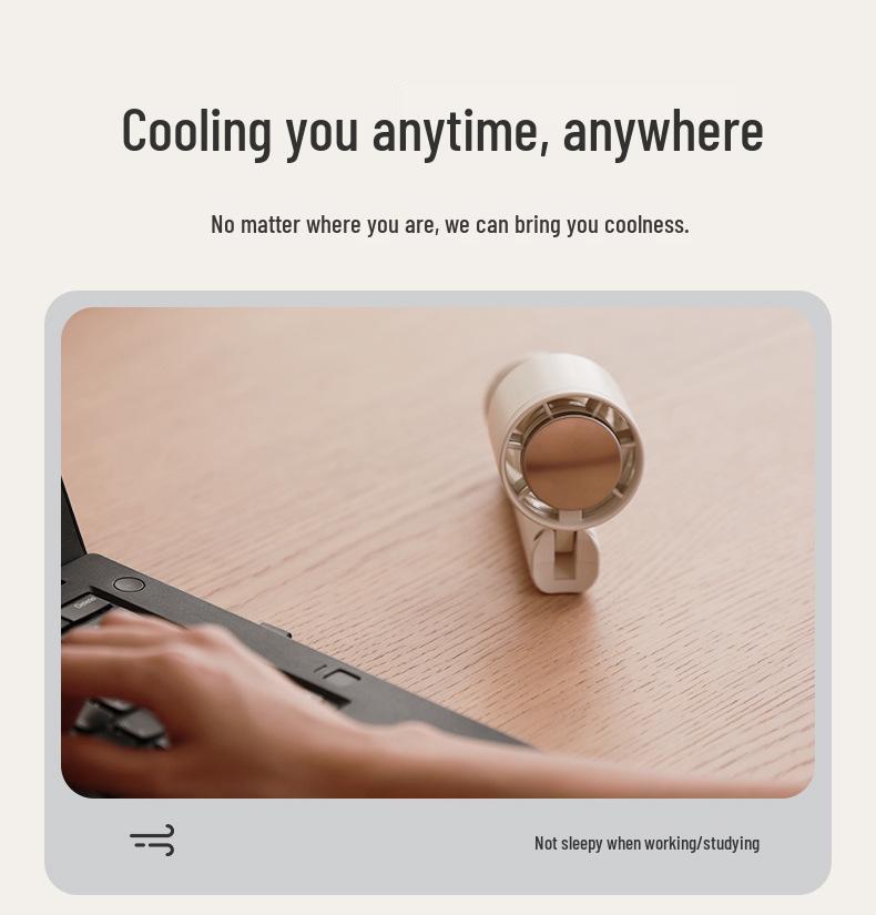 25-Year Edition High-Speed Portable USB Rechargeable Folding Fan