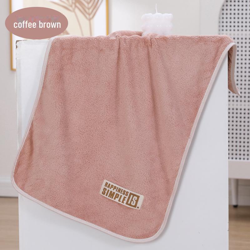 Индивидуально вышитое утолщенное полотенце из кораллового флиса: Впитывающее полотенце для ванны, фитнеса и бассейна