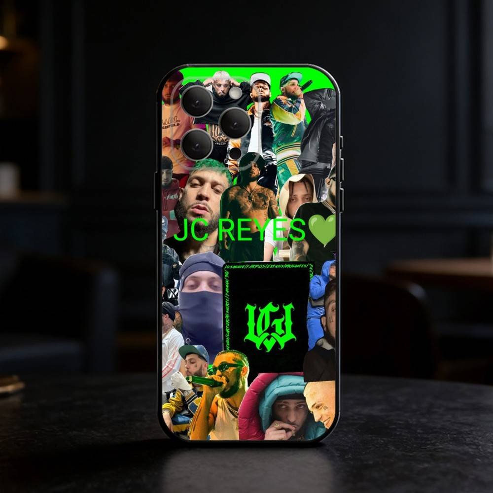 HOT 2025 Jc Reyes JC REYES Tour Phone Case For iPhone 17,16,15,14,13,12,11 Plus,Pro,Max,Mini Silicone black Soft Cover