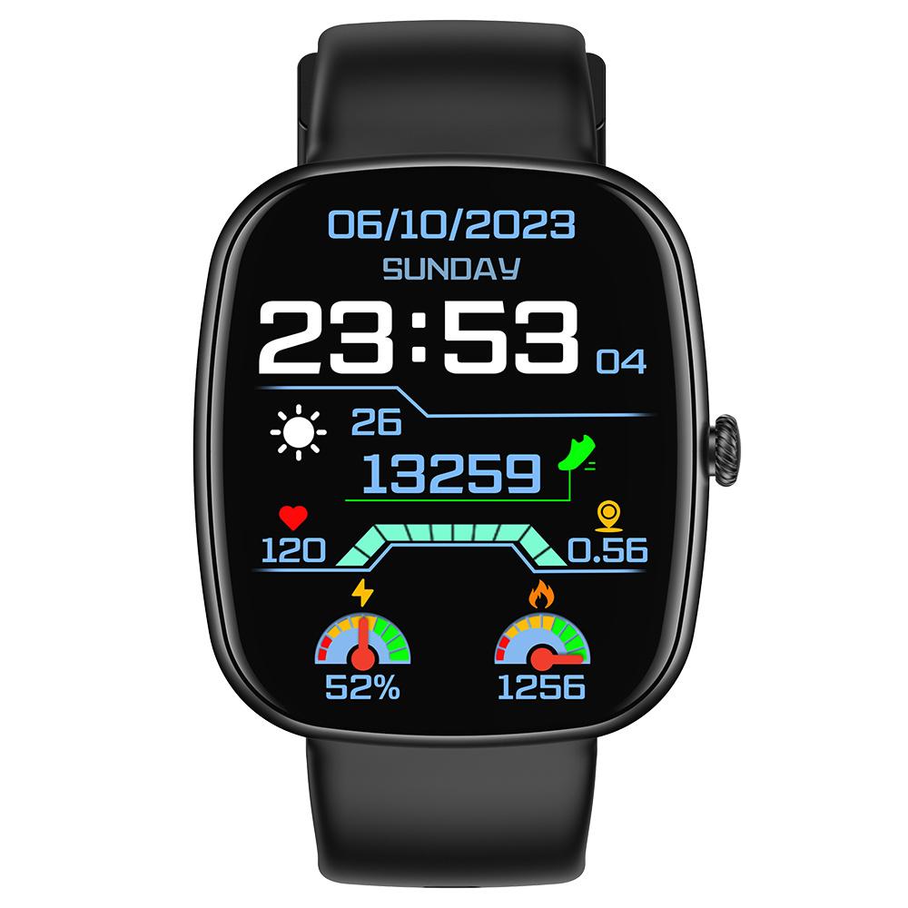 Z139 1,83-дюймовые умные часы с поддержкой Bluetooth-звонков, монитором сердечного ритма, браслет для занятий спортом на открытом воздухе