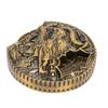 7 In 1 Metal Spinner Dice Rotatable Zinc Alloy Tabletop Role Playing Game Replacement Antique Brass