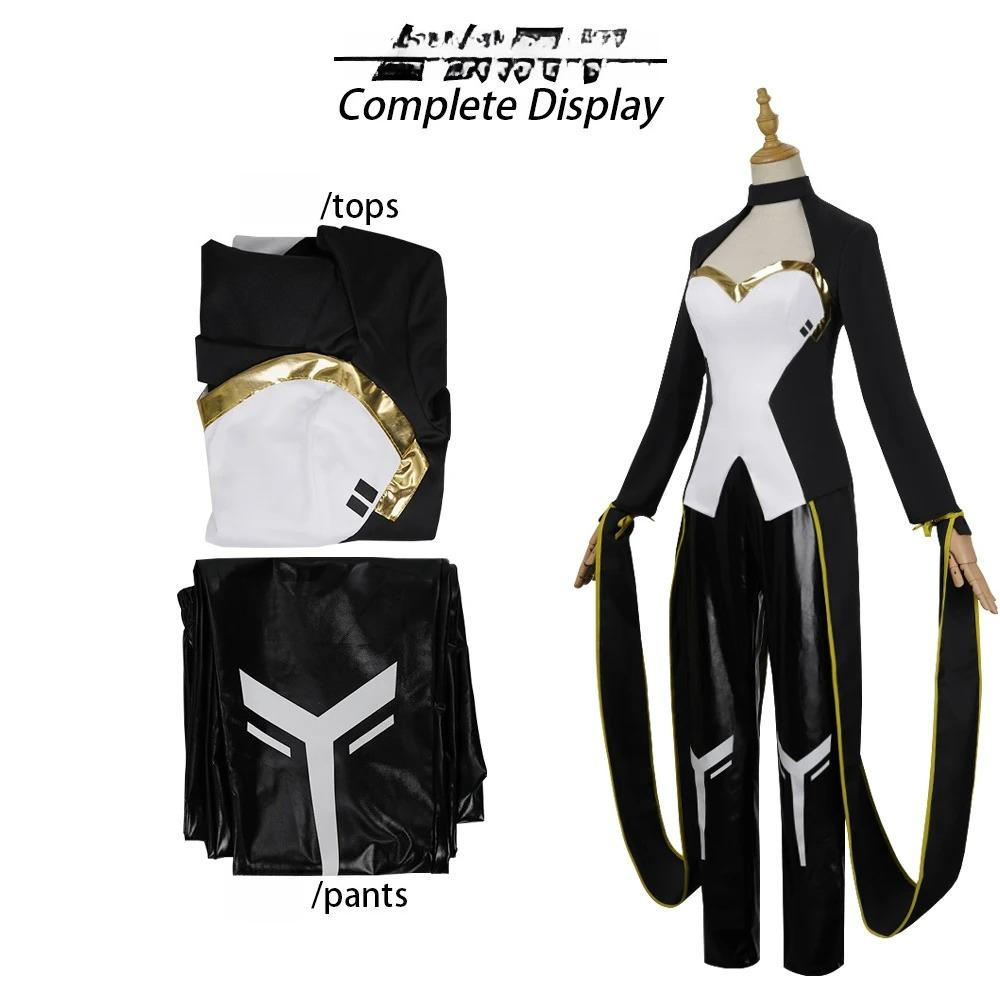 Костюм для косплея фильма X-Force Storm, жуткий черный униформ, костюм для женщин, мужчин, Рождества, Хэллоуина, высококачественный набор, в наличии, топ+брюки