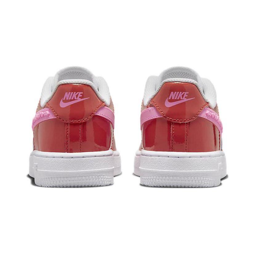 Nike Force 1 Low PS Valentines Day 2023 Kids Sneakers Red Picante-Red White FD1032-600