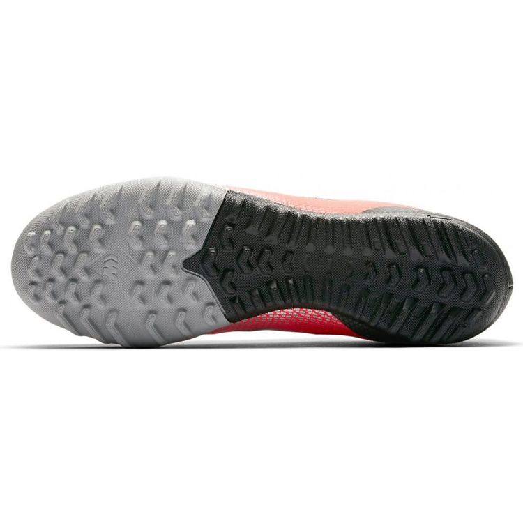 Nike Футбольные бутсы Mercurial Vapor 12 Academy CR7 с круглым носком на шнуровке для искусственного покрытия Мужские кроссовки Красный Черный AJ3732-600