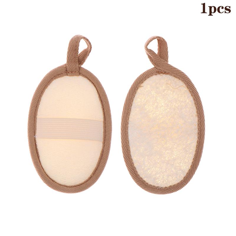 Natural Loofah Body Scrubber Bath Exfoliating Sponge Soft Shower Brush Cleaner Pad Exfoliator Shower Puff Body Skin Care Tool
