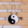Jewelry Vintage Women Chinese Style Clavicle chain Gossip Pendant Couple Necklace Yin Yang Necklace