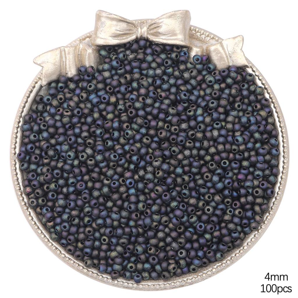 Высококачественные матовые стеклянные бусины-бисер разных цветов для изготовления украшений своими руками