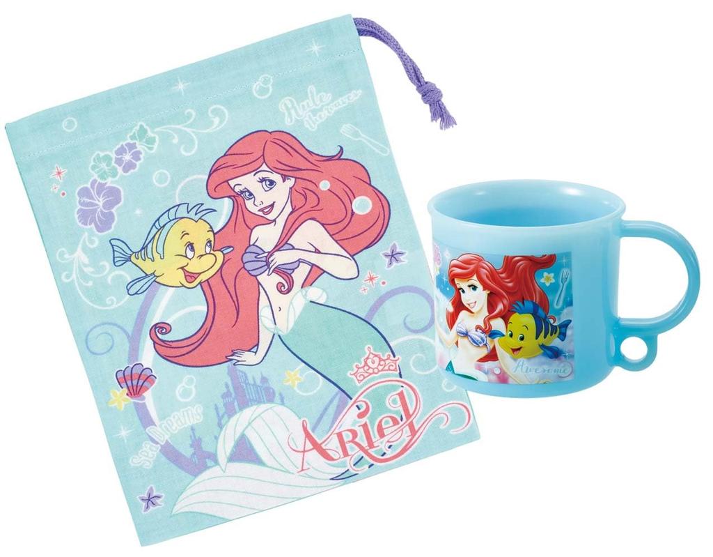 Skater Сумка для ланч-бокса Сделано в Японии Детская Disney Ariel 24 KB63 Детская