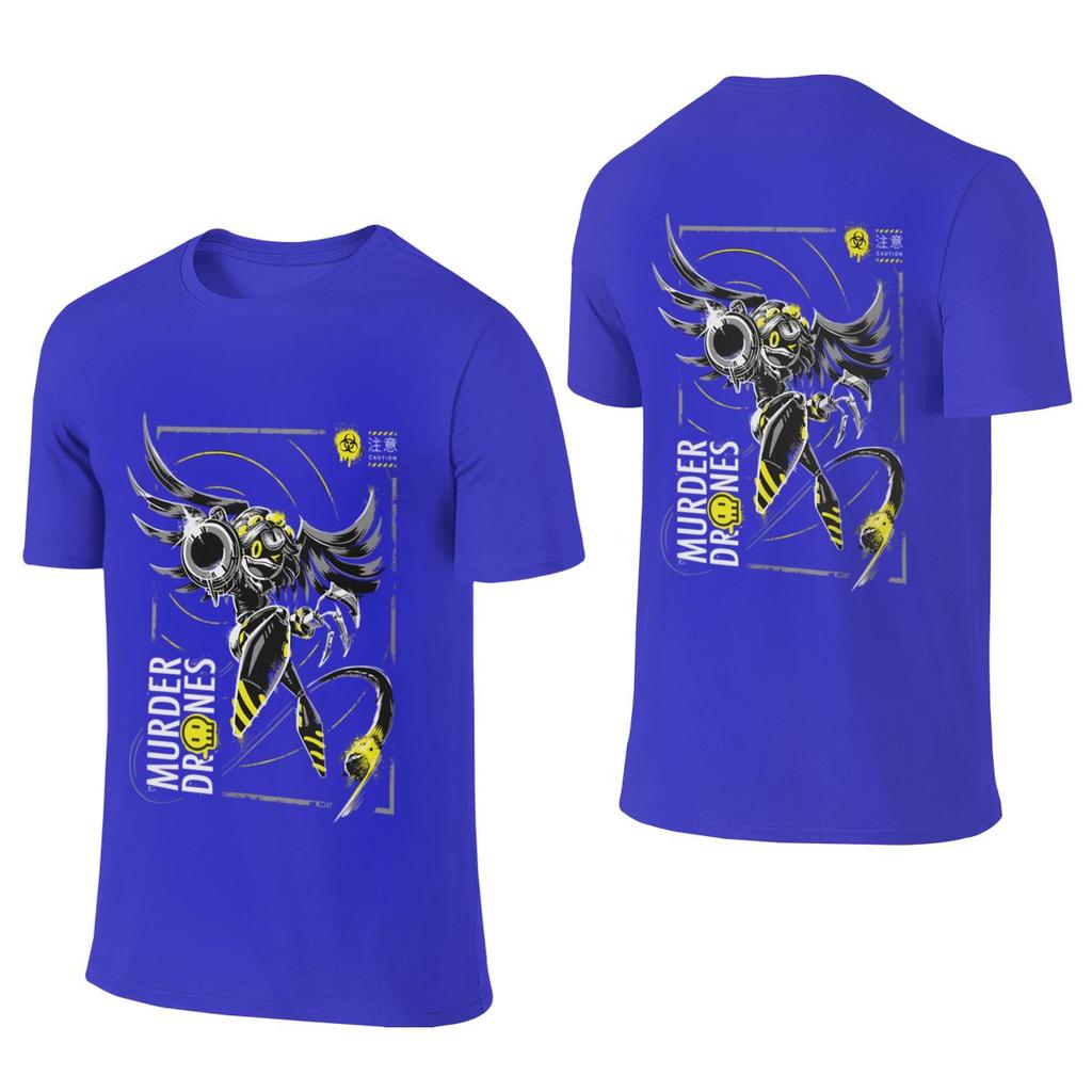 Murder Drones V Ready To Kill American Style Reversible Tshirt Koreanstyle Lazy Sun Protection Basic Tee