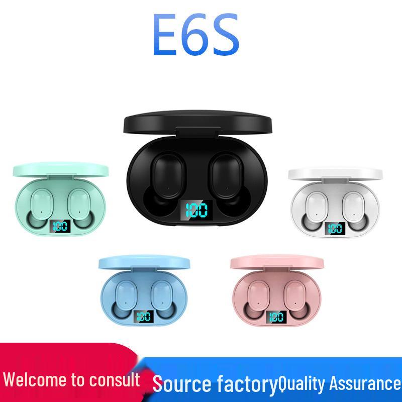 E6s Bluetooth Внутриканальные спортивные наушники с цифровым дисплеем