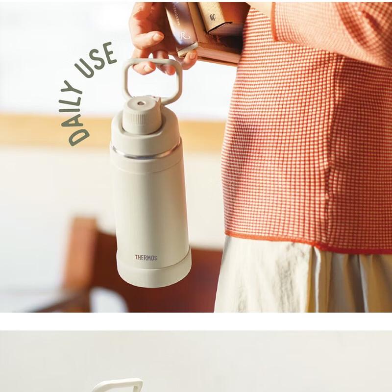 Thermos Изолированная спортивная бутылка для воды из нержавеющей стали