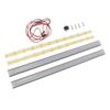 2PCS Top Mount LED Light Strip Kit for Prusa MK4 24V 2 Colors 3D Printer LED Light Bar with Power