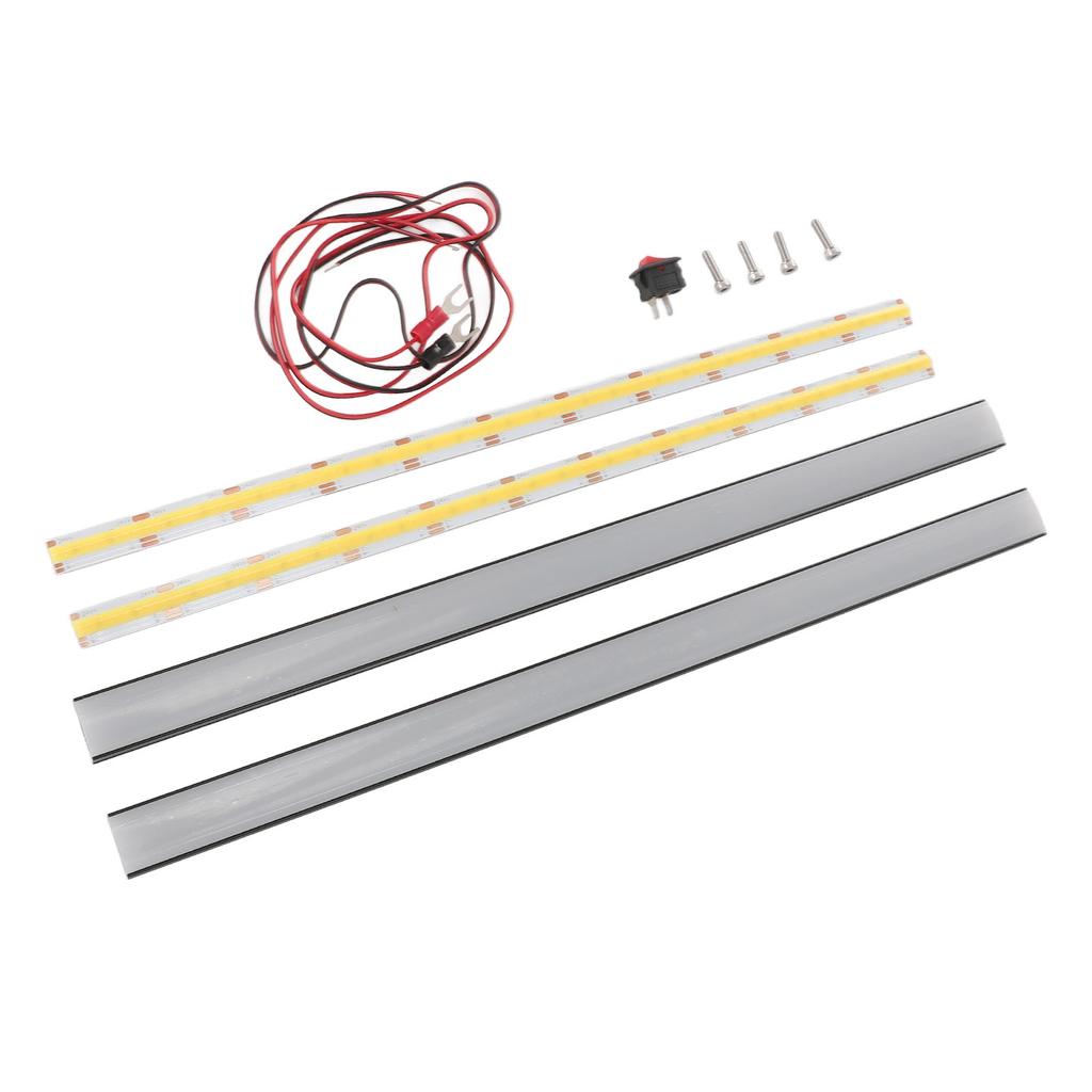 2PCS Top Mount LED Light Strip Kit for Prusa MK4 24V 2 Colors 3D Printer LED Light Bar with Power