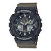 G-Shock Men's Watch GA-100TU-1A3JF Olive Green Two-Tone Utility Series [Japan Authentic]