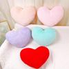 Plush Pillow Adorable Heart Shaped Cushion Soft Comfortable Fluffy Throw Pillow for Home Bedroom Decoration