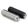 10PCS M5 M6 M8-M16 Black Grade 12.9 304 stainless steel Hex Socket Allen Ball Plunger Grub Point Set Screw Bolt