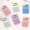 Cartoon Calculator Multifunctional Handheld Small Pocket Calculator with LED Display for Desktop Off