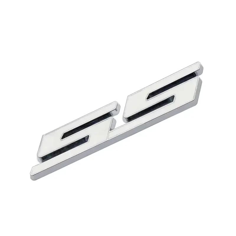 AABHC1 Car Front Grille Emblem Auto Trunk Sticker for Chevrolet SS Logo Camaro Cavalier Onix Cruze Aveo Silverado Exterior Accessories