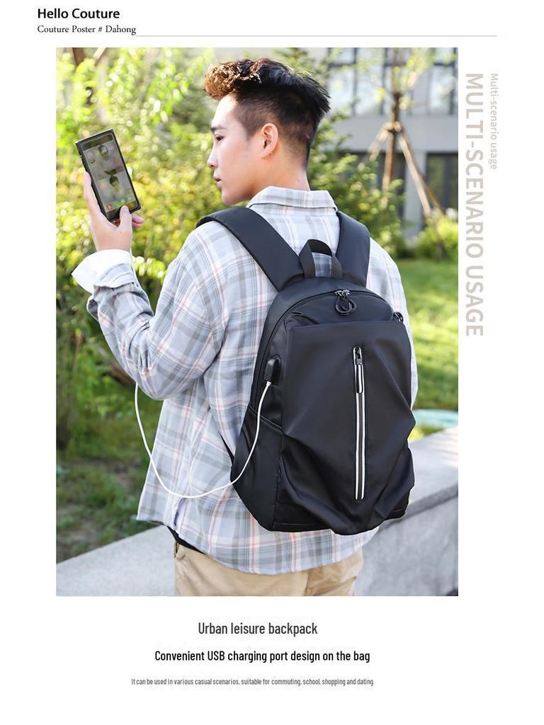Feisha Unisex Polyester School Backpack - Korean Style Single Shoulder, Perfect for Students and Travel
