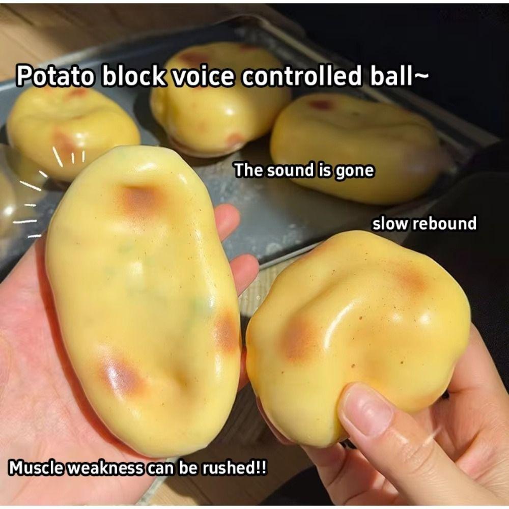 Shapeable Crunchy Squishy Finger Relax Blocks Filled Squishy Boys Girls Squishy Potato Adult Kids
