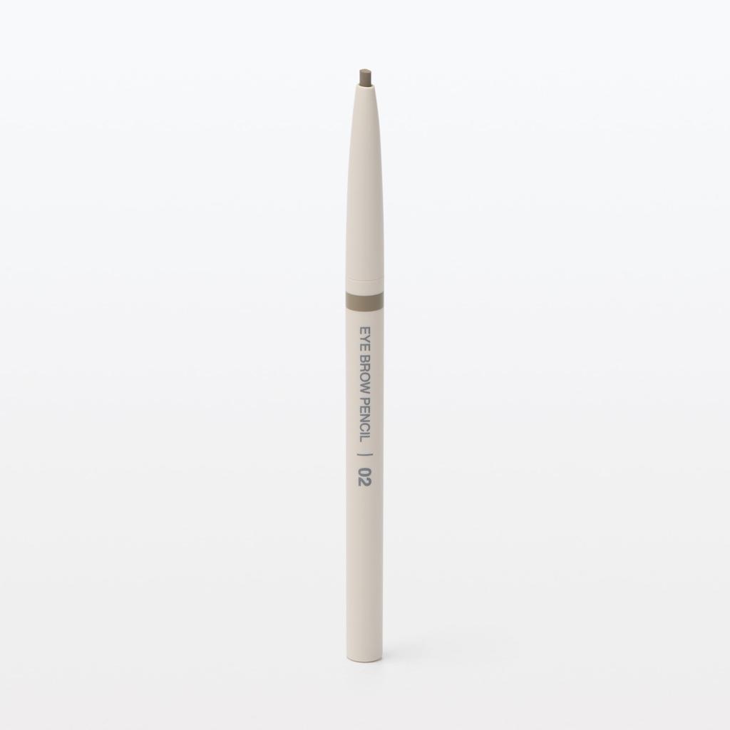 MUJI Карандаш для бровей сменный Натурально-коричневый OAP70A4S