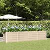 Ivory Planter Box 385 x 50 x 75 cm Galvanized Steel
