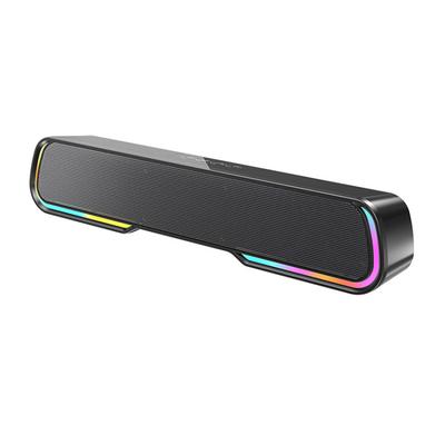 RGB прокручивающаяся подсветка динамик настольная полоса портативный сабвуфер мощный Bluetooth динамик