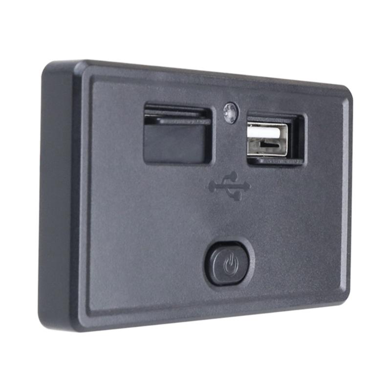 Двойное USB-зарядное устройство для автомобиля Розетка 4,8 А Выход для зарядки телефона Адаптер питания Подходит для Мотоцикла Лодки Морского транспорта Грузовика Квадроцикла Автодома