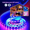 Умная светодиодная лента RGB с управлением через WiFi, Bluetooth и приложение, 1-20 м, гибкая подсветка для телевизора, для декора комнаты, вечеринки