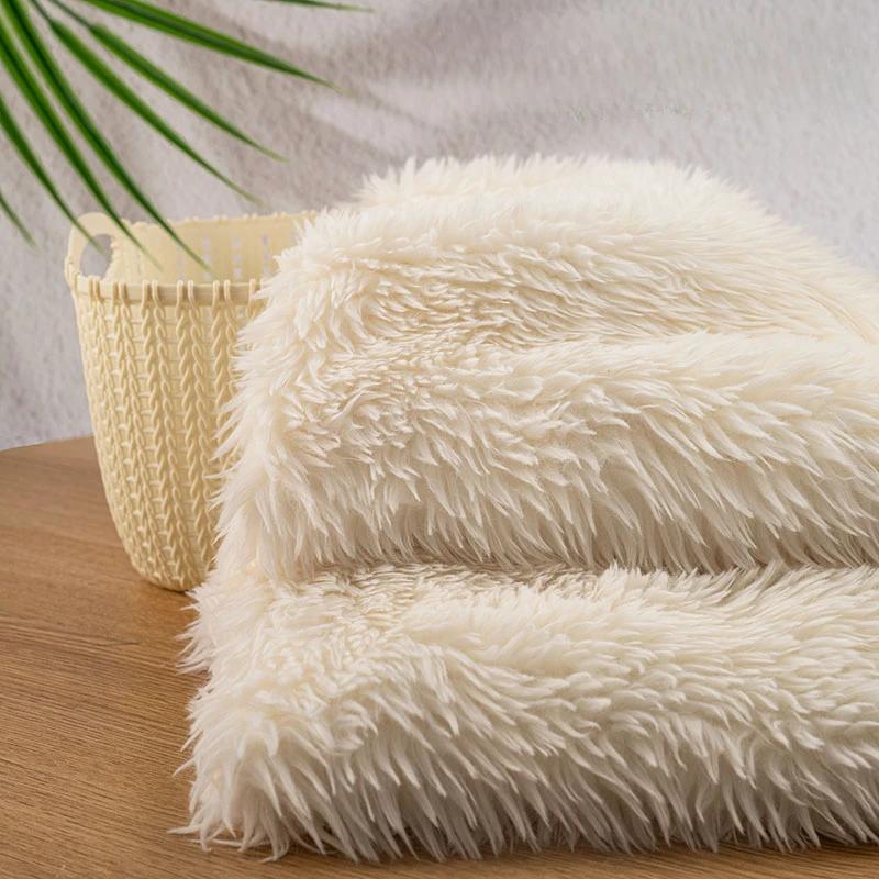 50x160cm Imitation Rabbit Fox Animal Costume Fursuit Fur Plush Fabric Counter Display Background Plush Fabric DIY Handmade