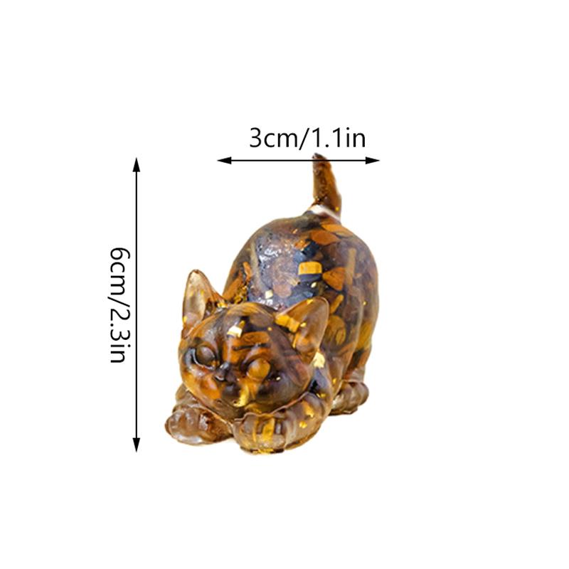 Кошка Традиционное Настольное Украшение Домашние Аксессуары Чайный Питомец Коллекция Скульптура Ремесла