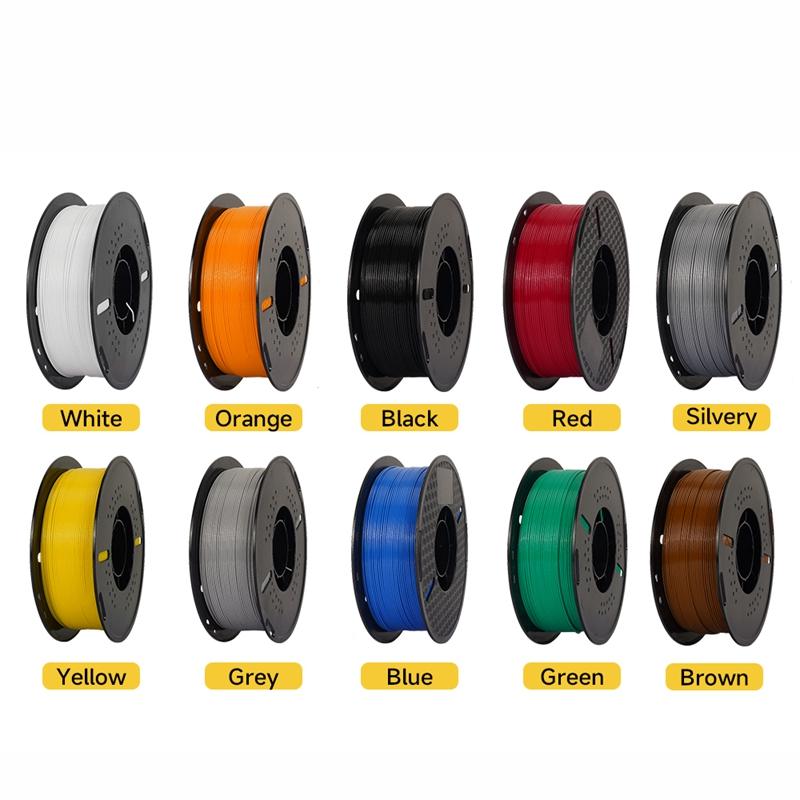 KINGROON Newest HS-PETG 3D Printer Filament 1.75mm High Speed 3D Printinng Material Hyper PETG 5KG 10KG Mix Color