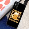 Чехол Beer Alcohol для Xiaomi Redmi Note 10 11 Pro 8 9 12 Pro 11S 10S 9S Redmi 9 10 12C 9C 10C задняя крышка